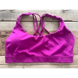 VSX Victoria's Secret Raspberry Cooler X-LARGE Essential Strappy Back Sport Bra